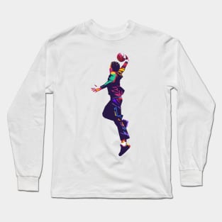 Basketball pop art Long Sleeve T-Shirt